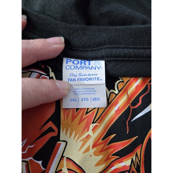 Dragon Ball Z Shirt Mens 2XL Black Goku Vegeta Kamehameha Anime Graphic Tee - Picture 4 of 8